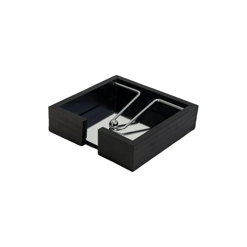 Porta Guardanapos - 15x15 Preto - 9058