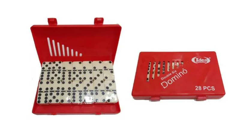 Jogo De Domino Profissional Com Estojo Rígido 28 Peças - Mafua Info
