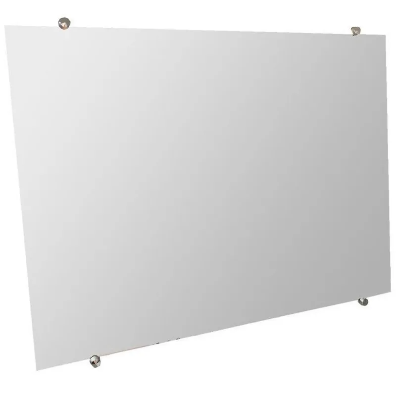 Espelho Para Banheiro Casa 3Mm Com Botão Francês 70 X 50 Cm