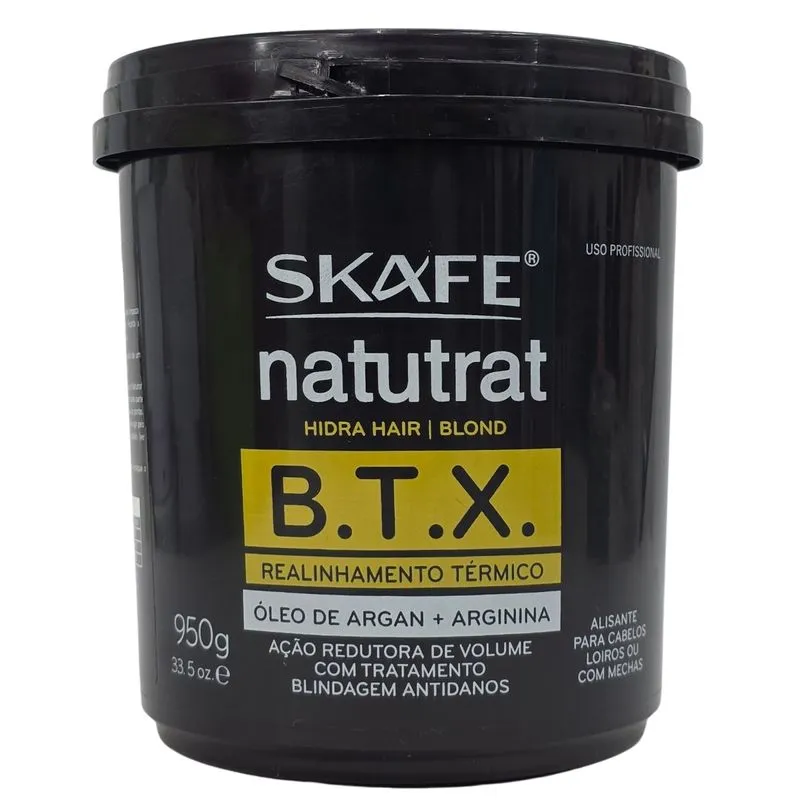 Realinhamento Térmico B.T.X. Óleo de Argan + Arginina Ntutrat Skafe 950g