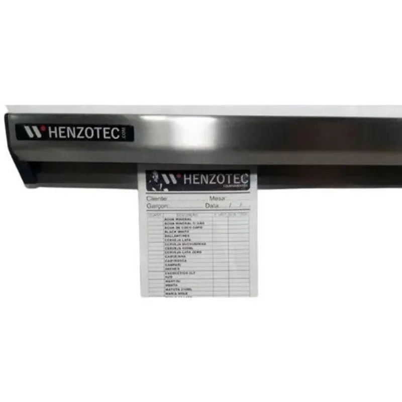 Porta Comanda Inox 75cm, Comandeira Pizzaria Restaurante Bar