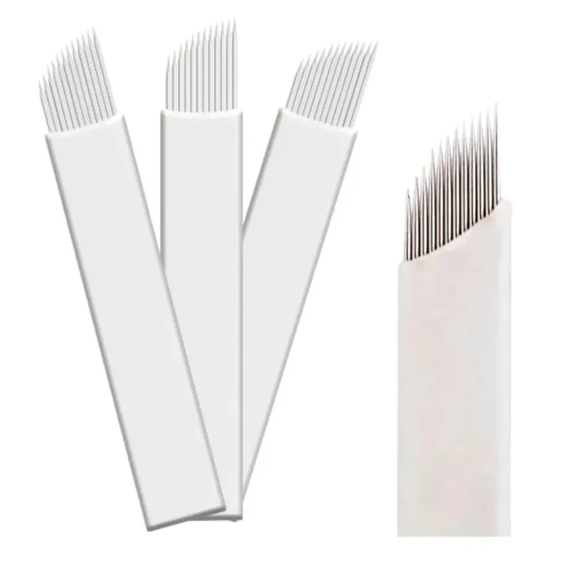 10 Laminas Micropigmentação Tebori 12 Flex 0,16mm