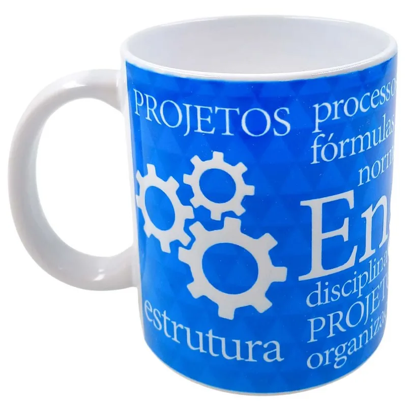 Caneca Engenharia 300ml em Cerâmica Sude