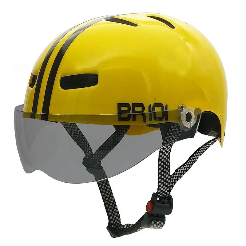 Capacete Bike Scooter Elétrica Patinete Skate Viseira Fume