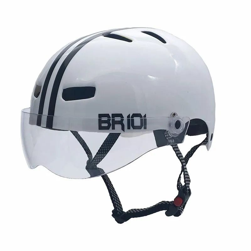 Capacete Urbano Br 101 Branco M Cristal Bike/skate/patinete