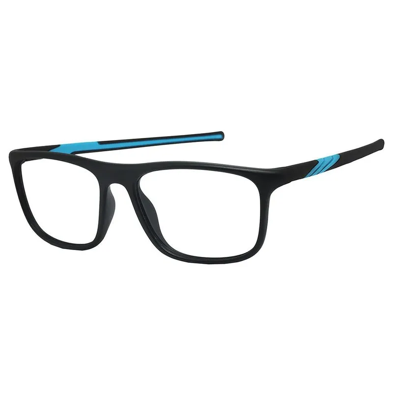 óculos Armação Masculino Esportivo Preto/Azul 1032