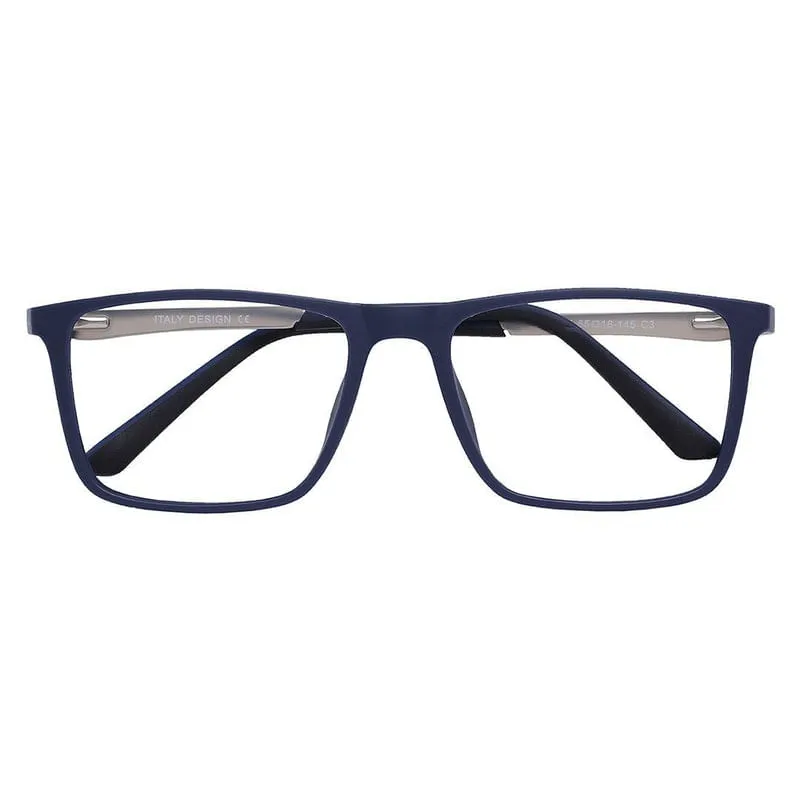 Óculos Para Grau Armação Masculino Quadrado Izaker Azul 2018