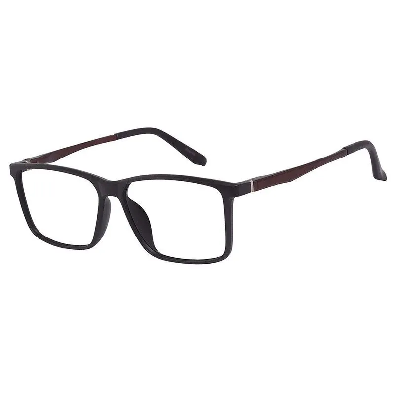 Óculos Para Grau Armação Masculino Quadrado Grande 9183