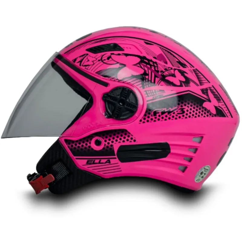 Capacete FW3 X Open Neon Rosa 56