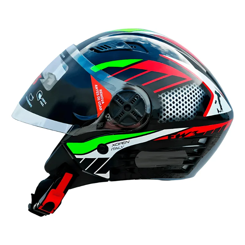 Capacete FW3 X Open Países Capacete FW3 X Open Preto Italia 60