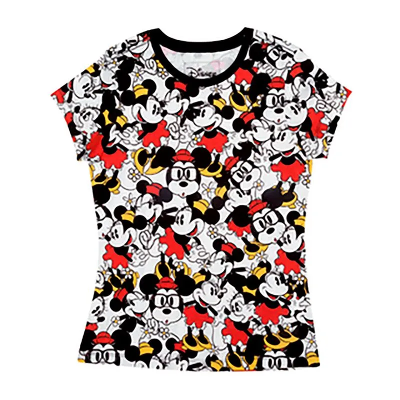 Camiseta Feminina Tradicional Disney Full Print GG Algodão Lapin