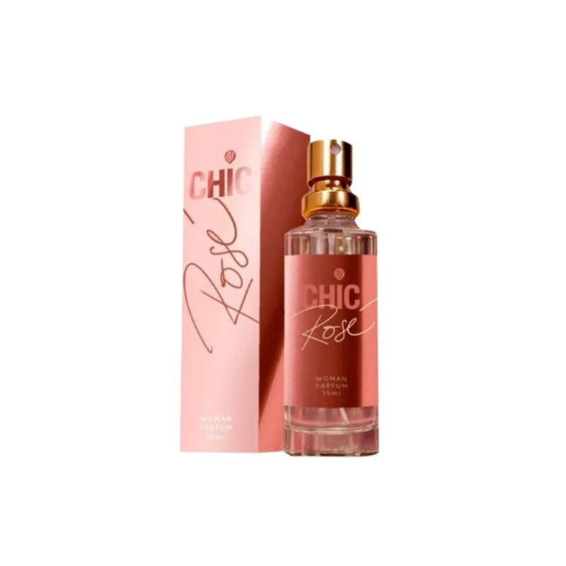 Perfume Feminino São João Chic Rose 15ml PERFUME FEM CHIC ROSE SJ 15ML