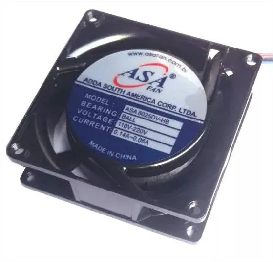 MICROVENTILADOR MOD.ASA8025DV-HB - 0810A - 8025BIR - Jel Coolers