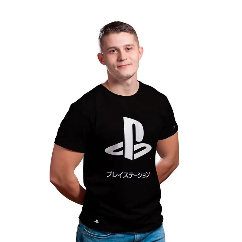 Camiseta Playstation Katakana