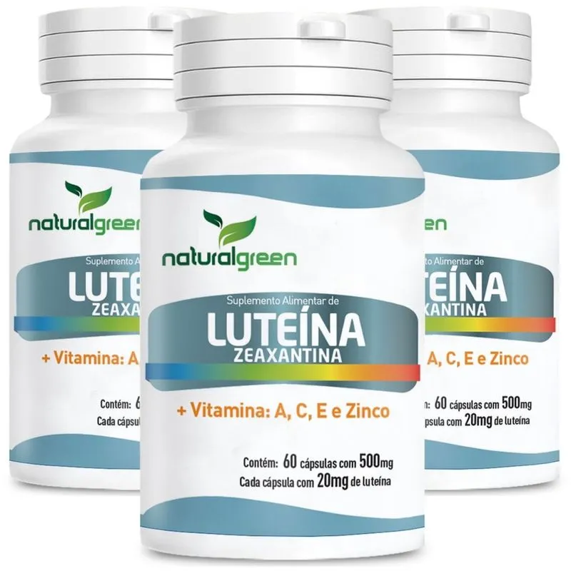 Luteína Zeaxantina com Vitaminas a, c, E e Zinco 180 Caps
