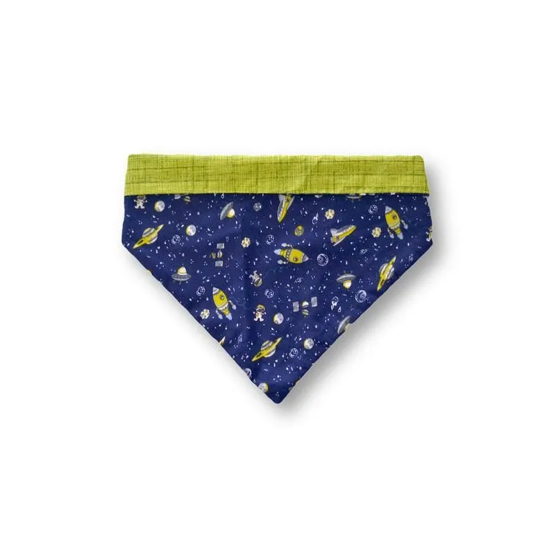 Bandana Dupla Face Espacial - Azul