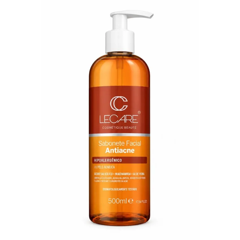 Sabonete Facial LeCare Antiacne 500ml