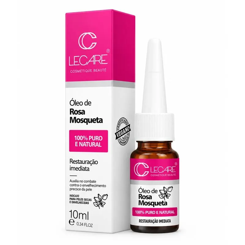 Óleo Natural de Rosa Mosqueta LeCare 10ml
