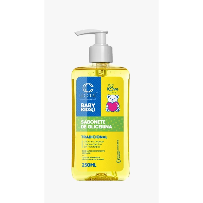 Sabonete Glicerina LeCare Baby Kids 250ml