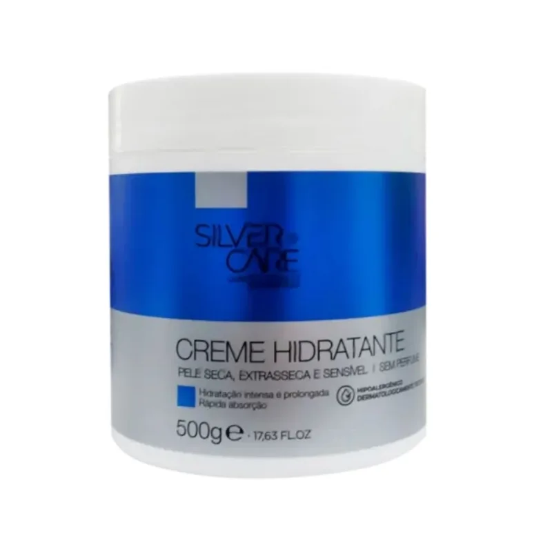 Creme Hidratante Silver Care Sem Perfume 500g