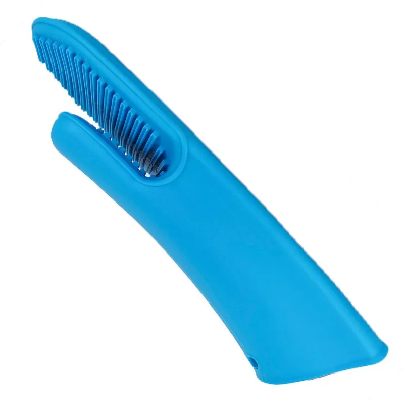 Luva Térmica De Silicone Alta Temperatura Para Cozinha 250° - Azul