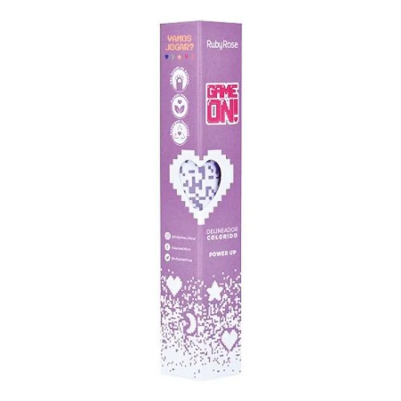 Delineador LIQUIDO Ruby Rose Lilás Game On! 2ML