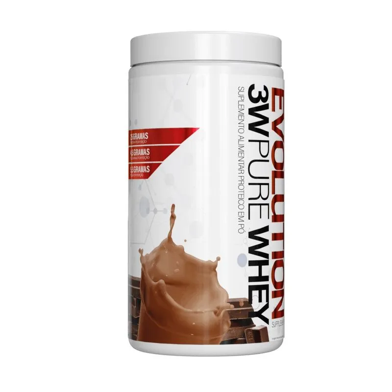 3W pure whey protein chocolate - pote 900g
