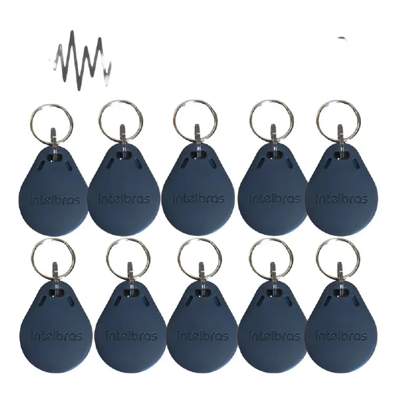 Kit 10 Chaveiros Proximidade Tag 125Khz Th 1000 Intelbras