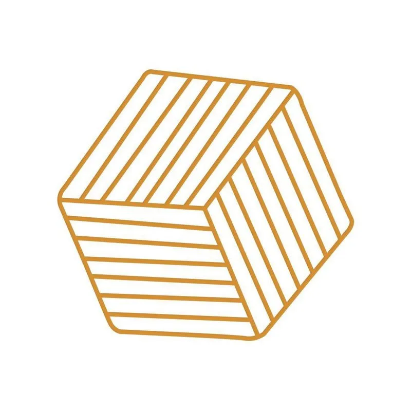 Kit De 3 Descansos Para Copo Hexagonal - Oikos