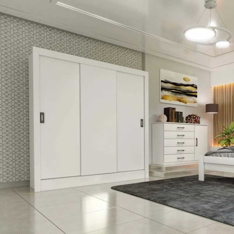 Guarda Roupa Casal 3 Portas Gran Espresso Móveis