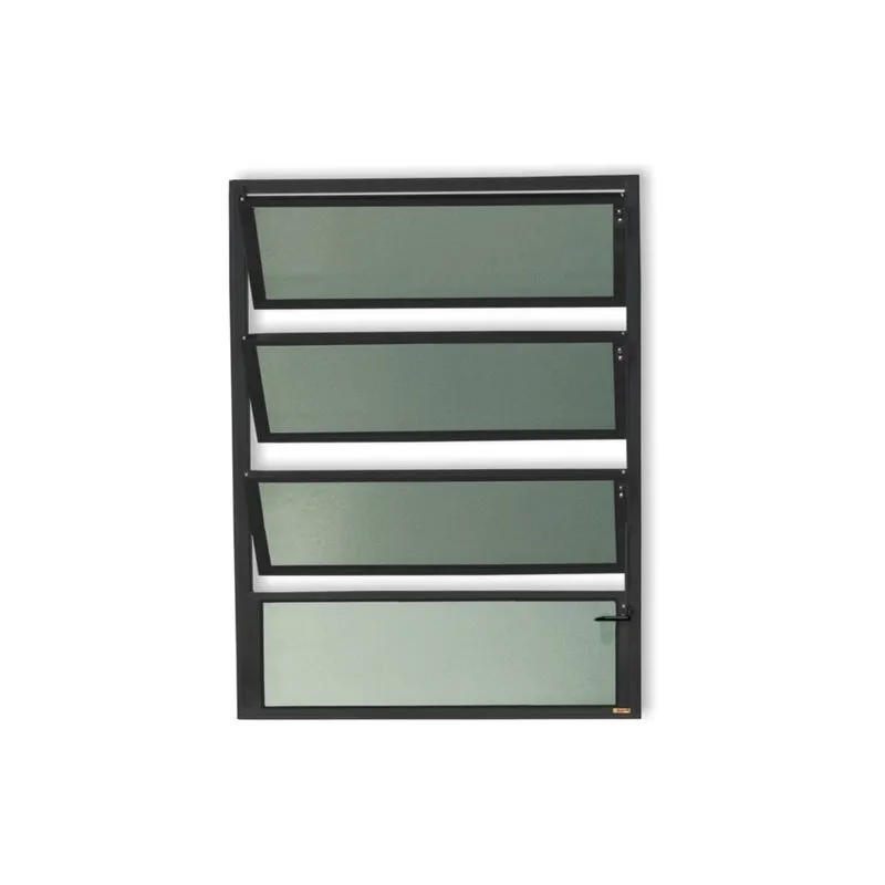 Basculante Alumínio 80 X 80 Plus V.Boreal Preto Brimak