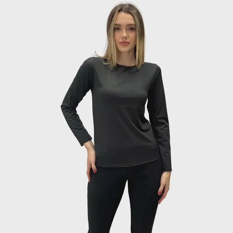 Blusa Ad Fashion Térmica Manga Longa Térmica Feminina