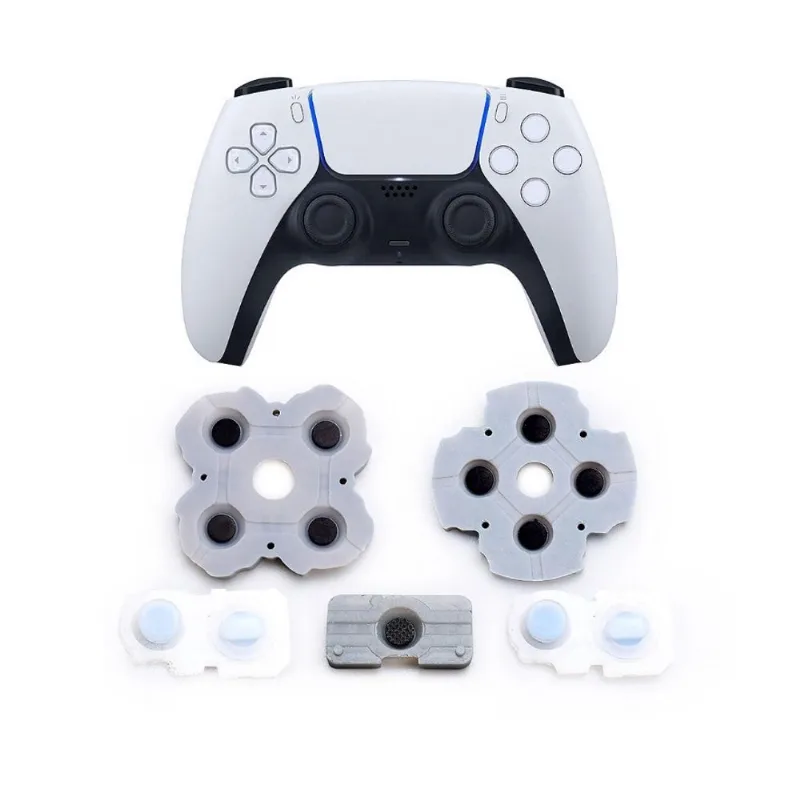 Kit Borracha Condutiva Direcional Controle PS5 Dualsense