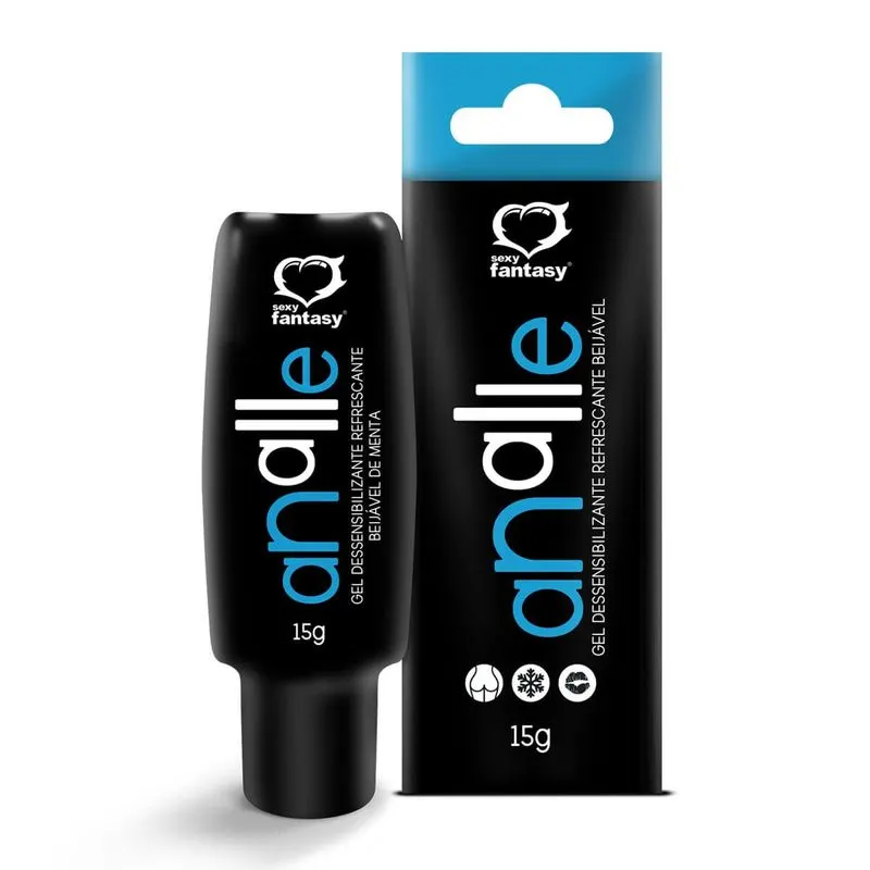 Analle Gel Dessensibilizante Refrescante Beijável 15g Sexy Fantasy