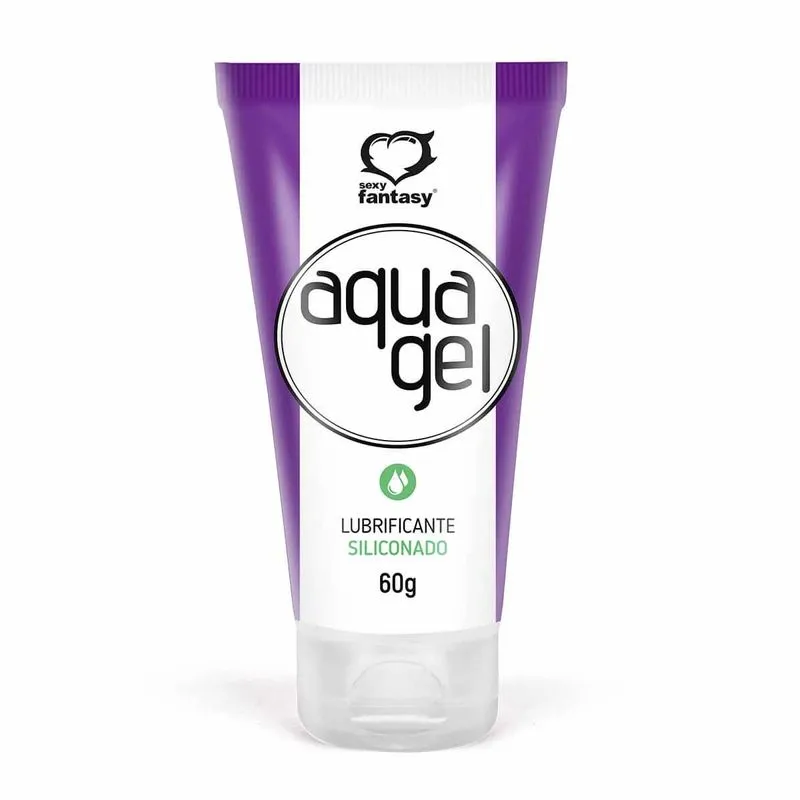 Aquagel Gel Lubrificante Siliconado 60g Sexy Fantasy