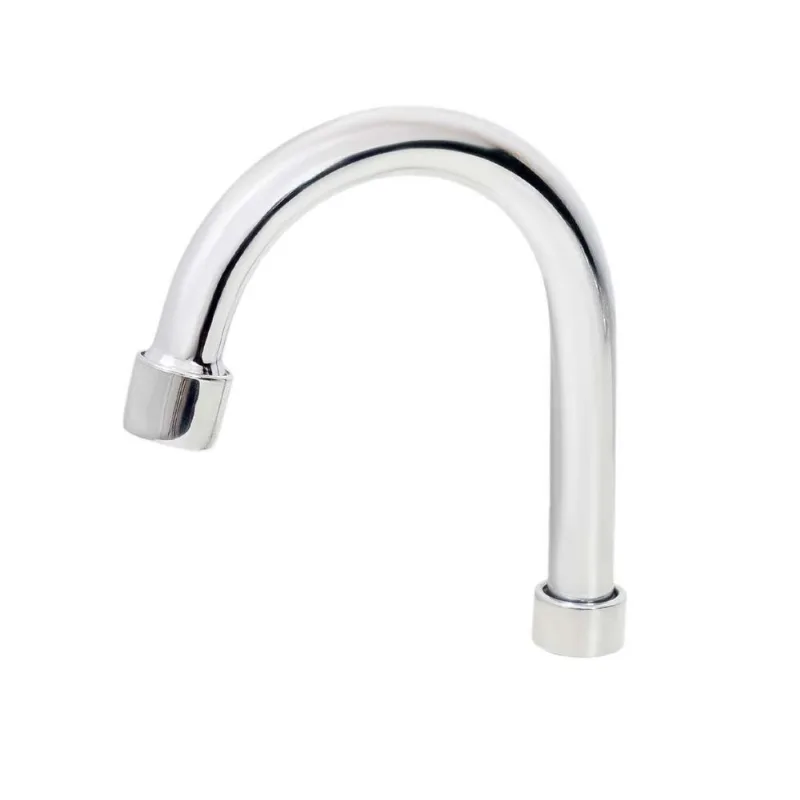 Tubo Bica Móvel 1/2 Lavatório Em Inox Cromado Arejador Fixo