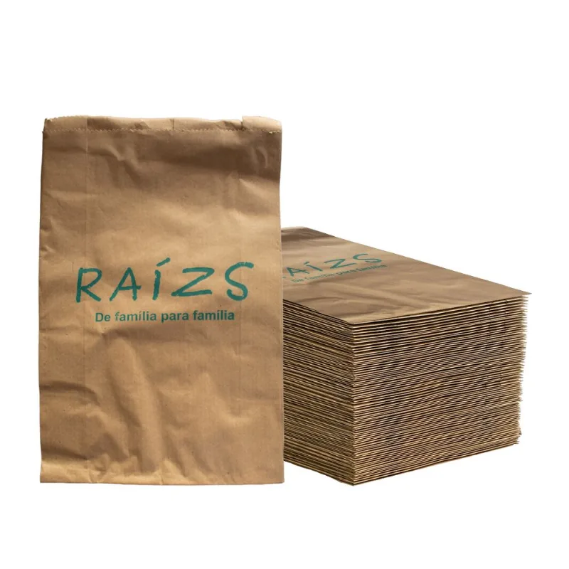 Saco Papel Kraft Impresso Raiiz 20KG com 250 unidades