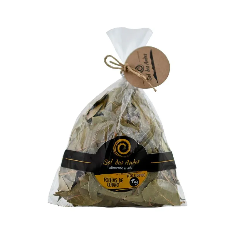 Folha de Louro Sol dos Andes 15g