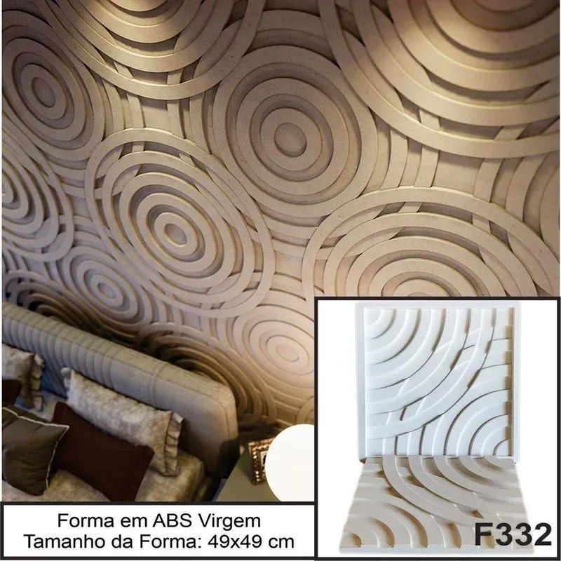 Forma Abs 2 Mm Gesso E Cimenticio 3d F332 49x49 Olho Magico