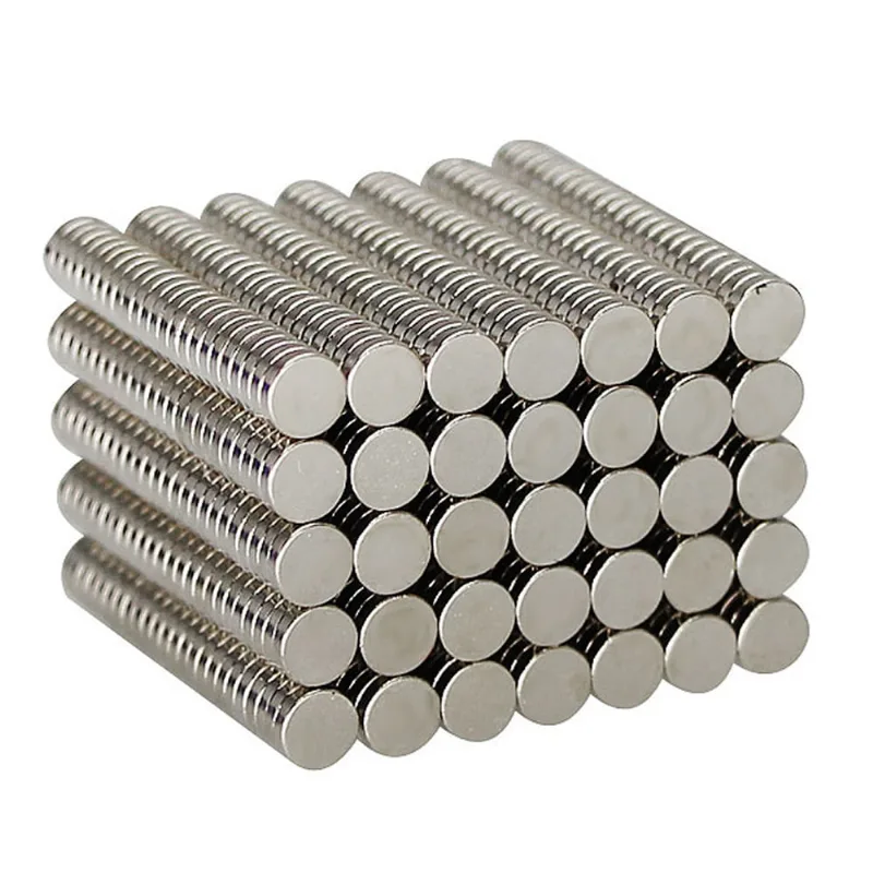200pcs. Imã Super Forte 4x1 Redondo Pequeno 4mm X 1mm N35