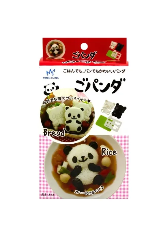 MG FORMA PARA ONIGIRI MOLDE PANDA - Forma para onigiri molde de panda. Origem: China