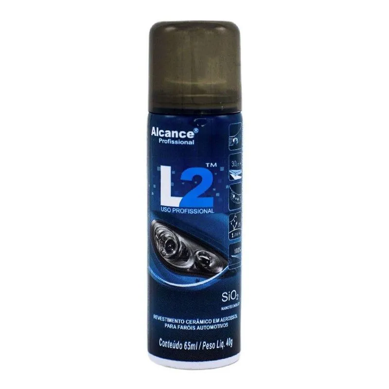 Revestimento Cerâmico para Faróis 65ml Aerossol Alcance