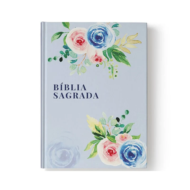Bíblia Sagrada Floral Alegria | NAA | Letra Normal | Capa Dura