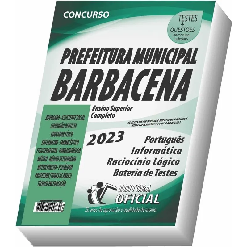 Apostila Prefeitura De Barbacena - Mg - Nível Superior