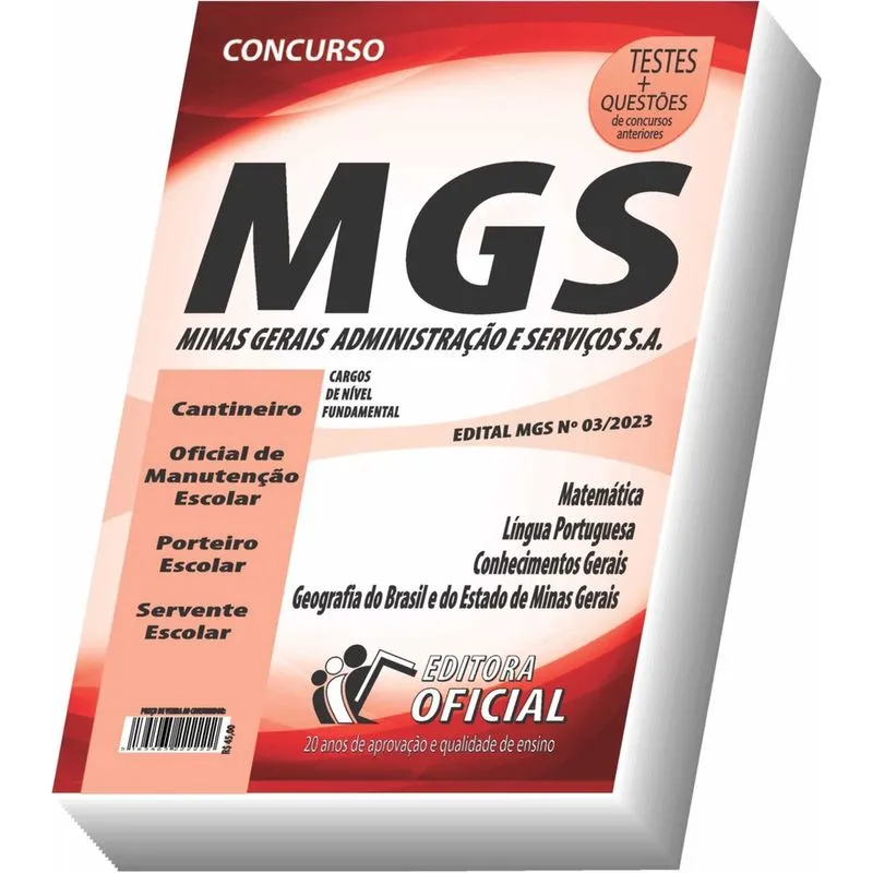 Apostila Mgs - Mg - Nível Fundamental