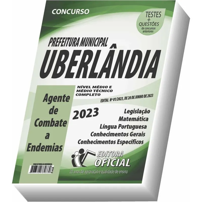 Apostila Uberlândia - Mg - Agente De Combate A Endemias