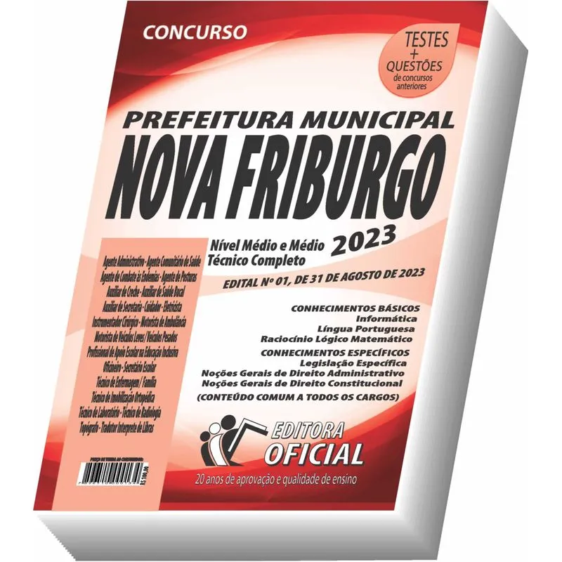 Apostila Prefeitura De Nova Friburgo Nível Médio E Técnico
