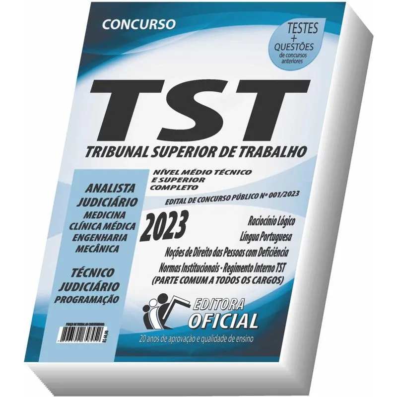 Apostila Tst - Analista Judiciário - Técnico Judiciário