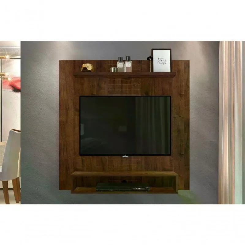 Painel Home Suspenso Dj Móveis P/tv Até 47" Trufa/trufa