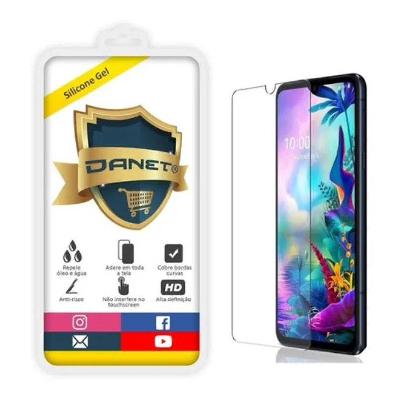 Película De Gel Flexível LG G8x Tela 6.4 Full Cover Cobre as Bordas Curvas